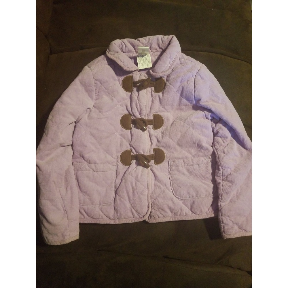 Gymboree sunflower smiles purple jacket size small 5 6